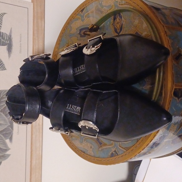 Killstar Cresent Moon Flats Sz 9 - Picture 2 of 5